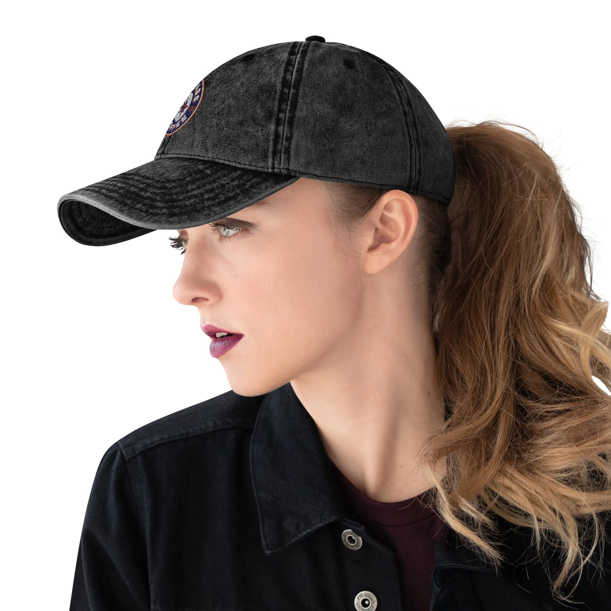 Compass Coffee Vintage Cotton Twill Cap