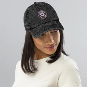 Compass Coffee Vintage Cotton Twill Cap