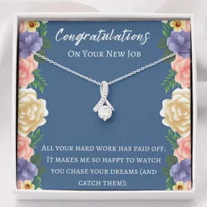 Congratulations On Your New Job Necklace