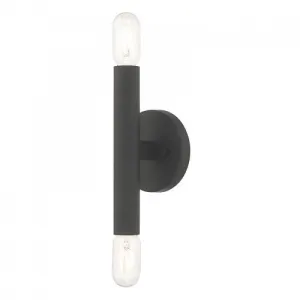 Copenhagen 2 Lt Black ADA Wall Sconce
