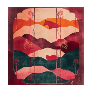 Crimson Valley Hand Tufted Rug