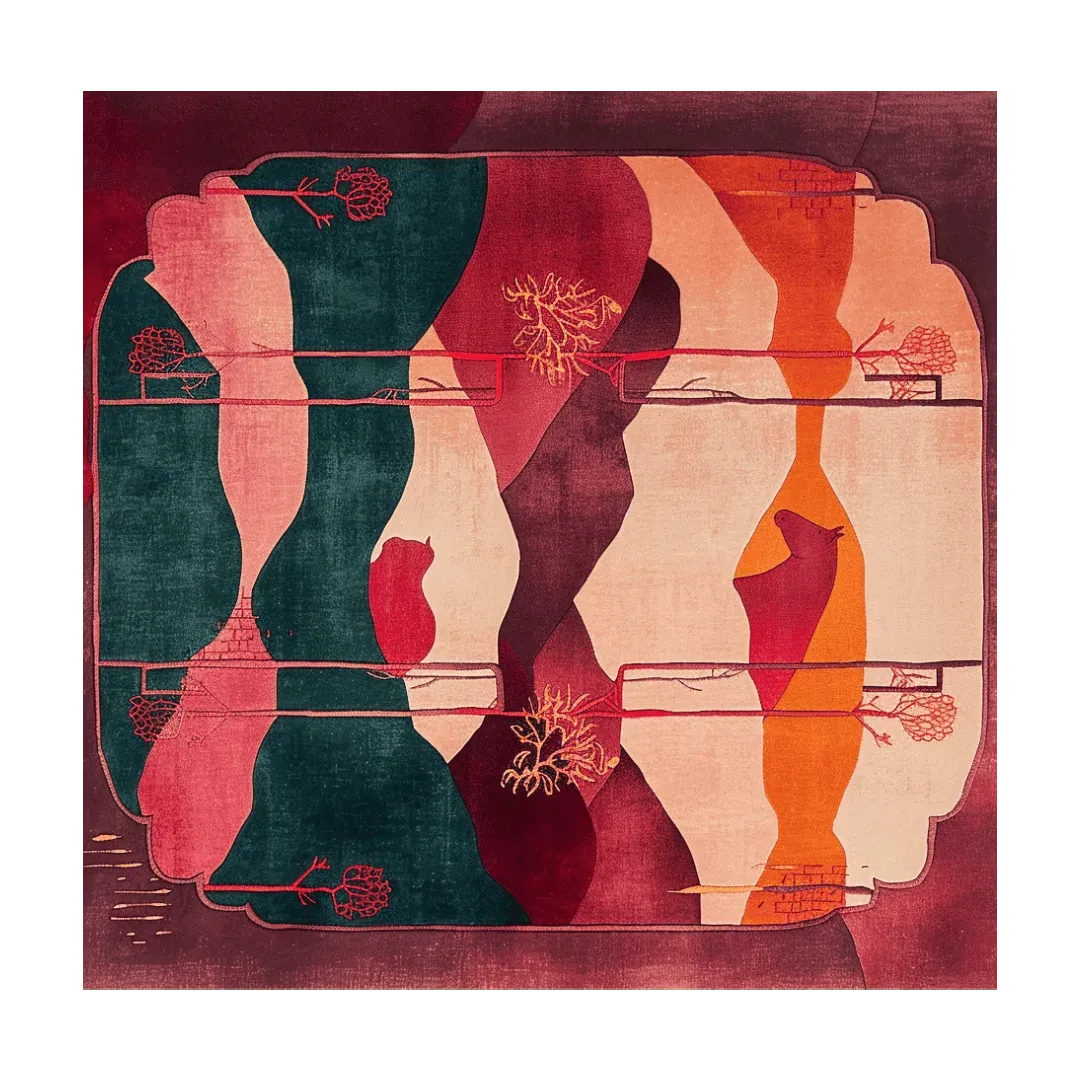 Crimson Valley Hand Tufted Rug