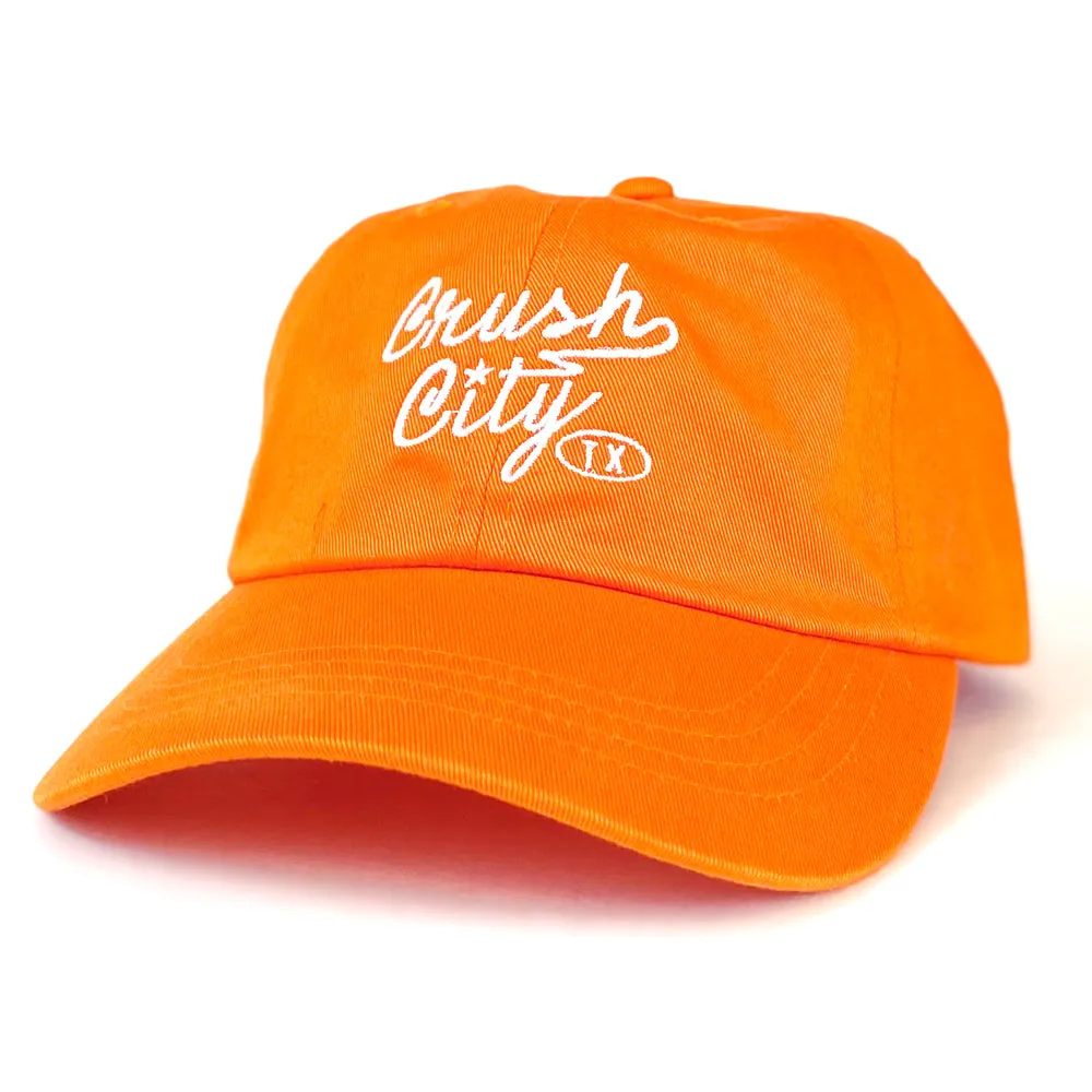 Crush Script | Strapback Ball Cap (Orange)