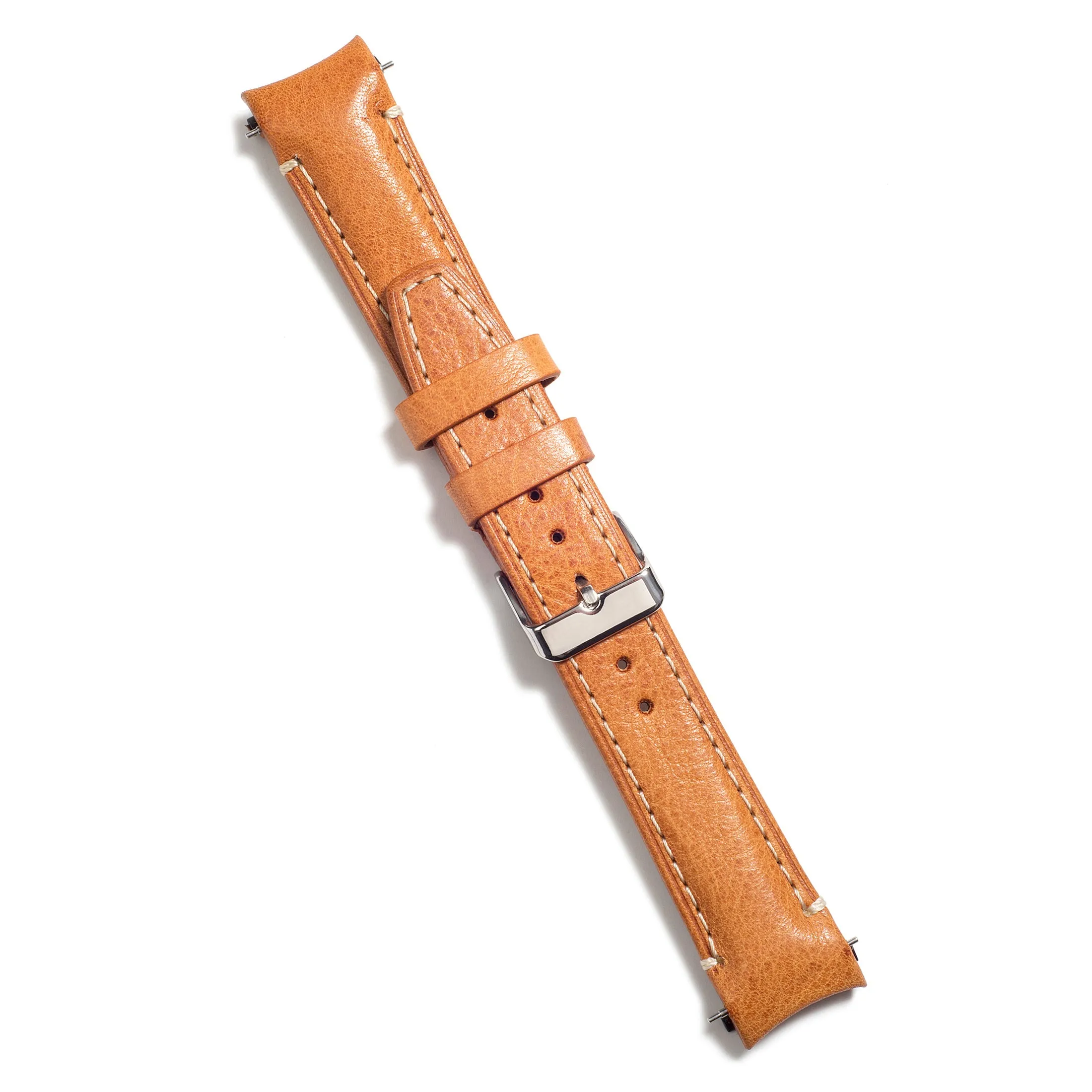 Curved End Leather Strap for Rolex Submariner Date with Tang Buckle