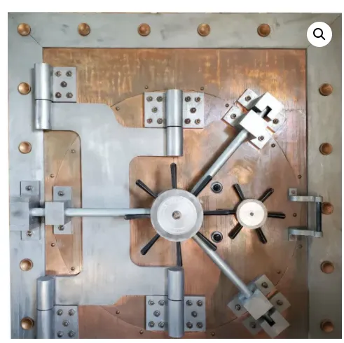 Custom Vault Door - Faux copper faced Vintage-Look Vault door