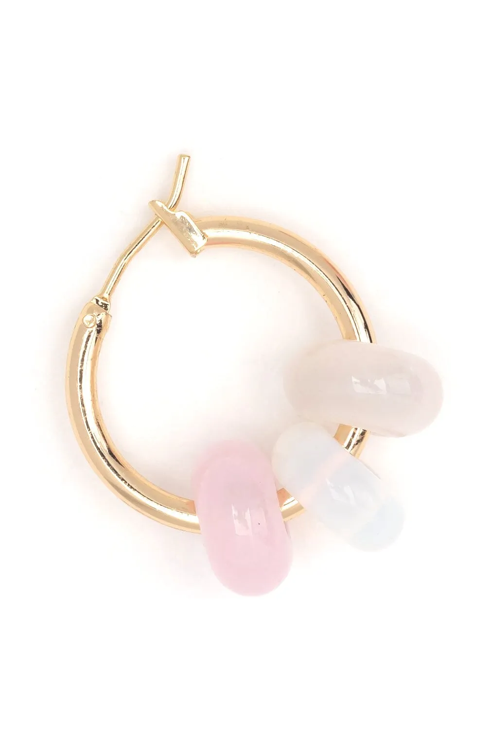 Dainty Pink bead Earrings