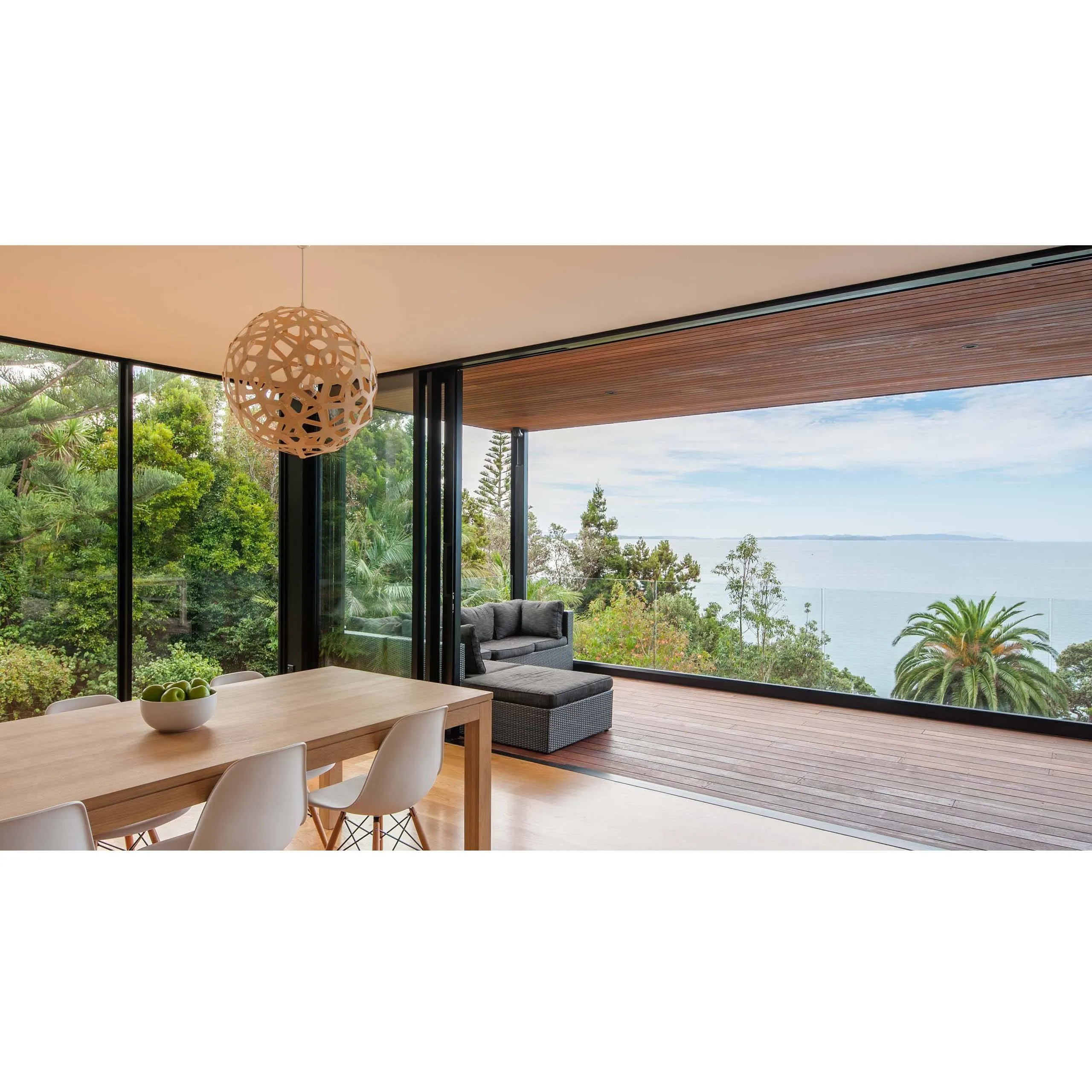 David Trubridge Natural Coral Bamboo Pendant Light
