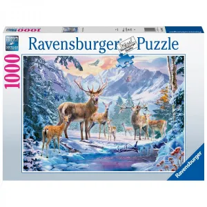 Deer and Stags in Winter 1000PC