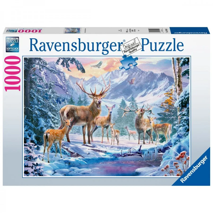 Deer and Stags in Winter 1000PC