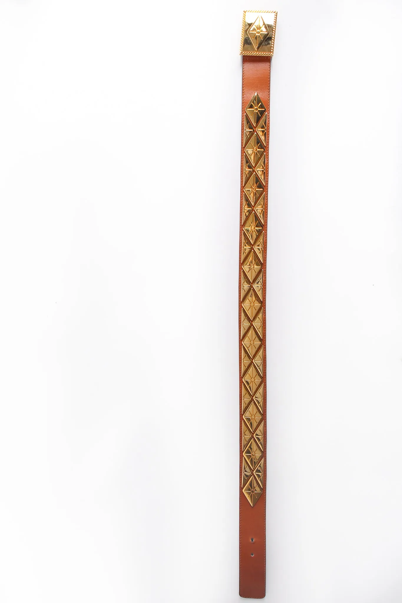 Diamond Burst Buckle Belt