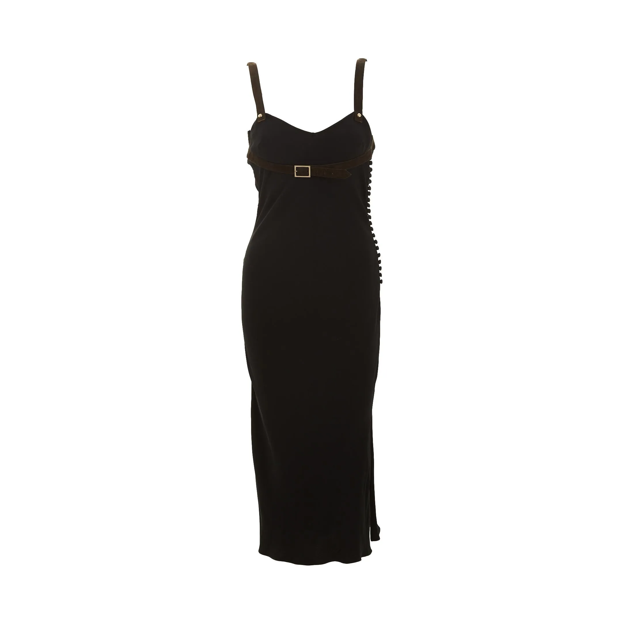 Dior Navy Buckle Dress