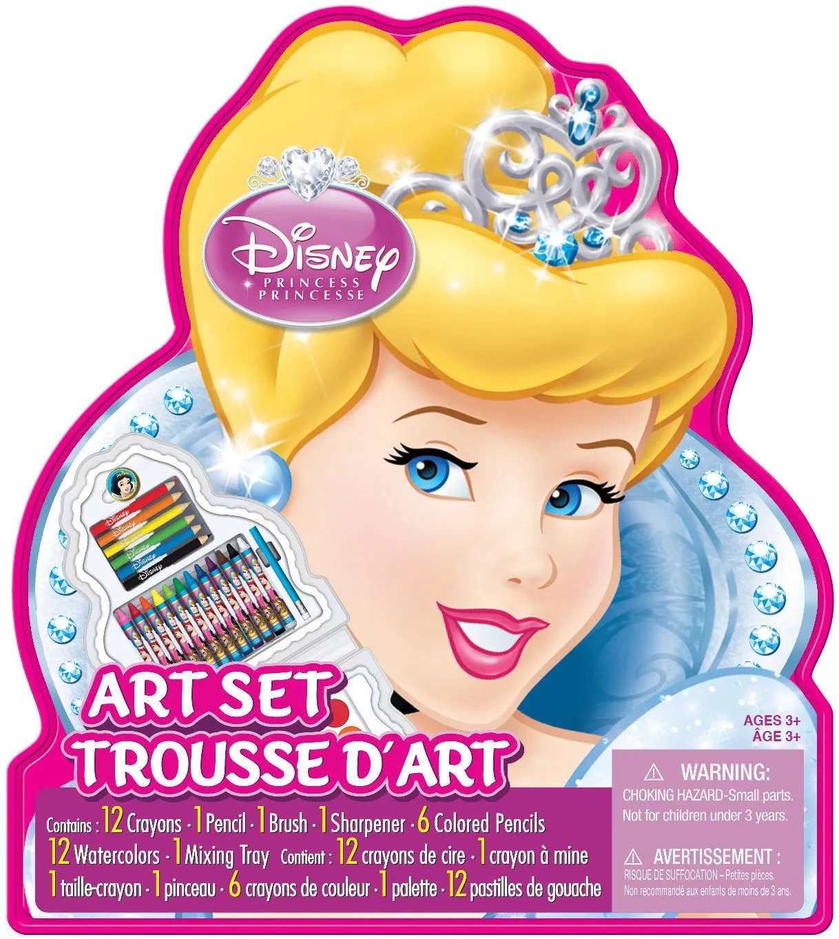 Disney Princess Art Set! Art Set Princess - A shaped licensed character art set features your favourite characters in a bold design.