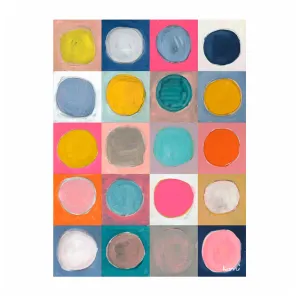 Dots For Daze Vertical Art Print