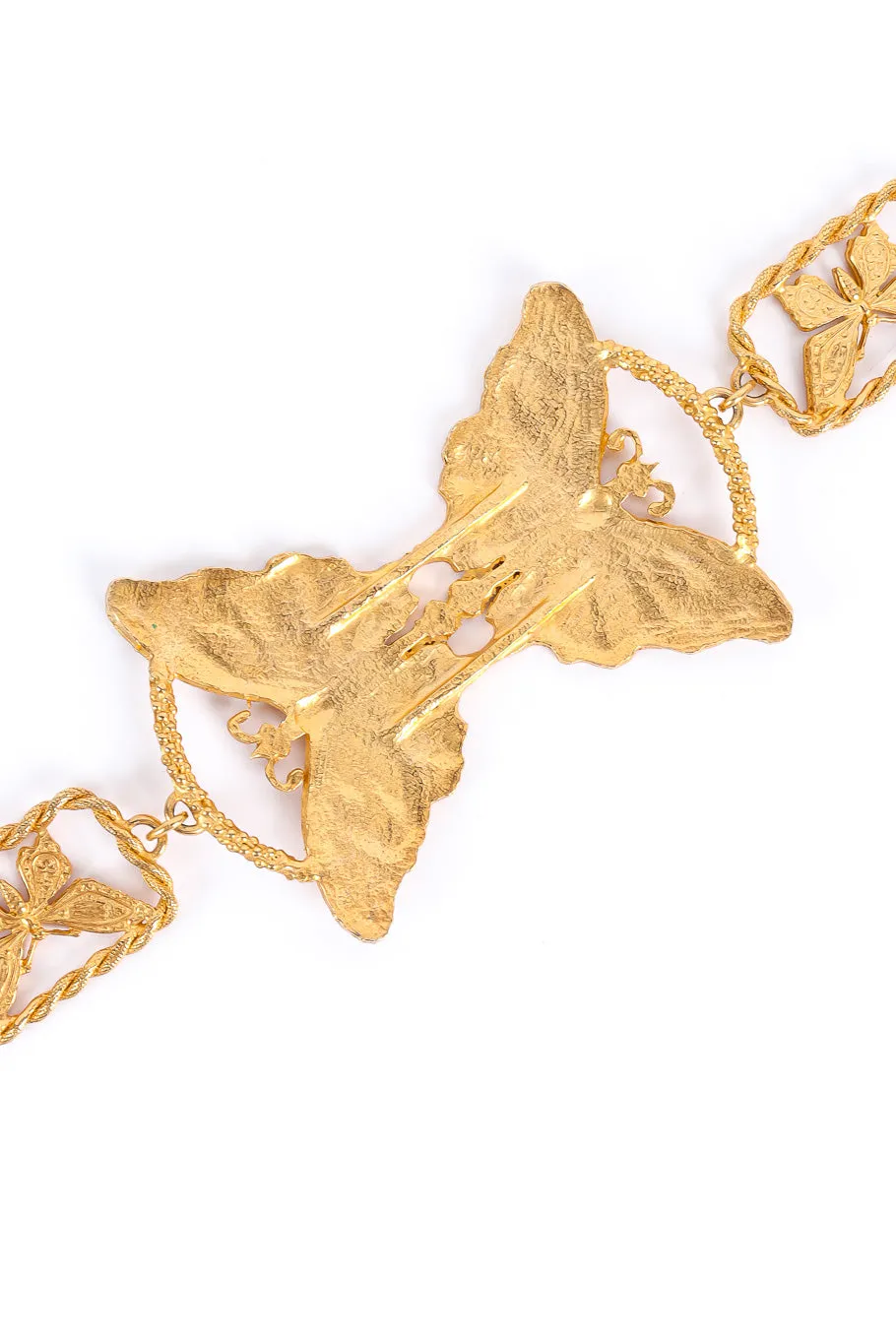 Double Butterfly Chain Belt