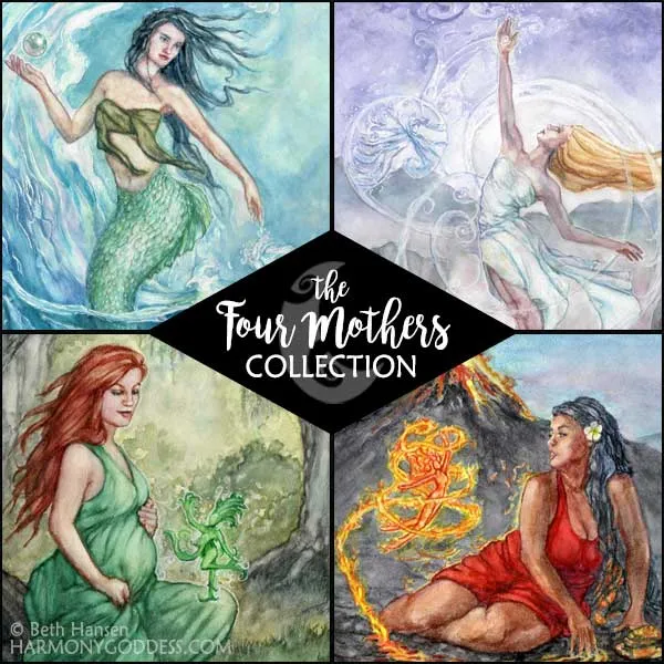 Earth Mother Altar Goddess Print