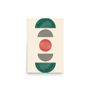 Emerging Circles – Mid-Century Modern Art Poster