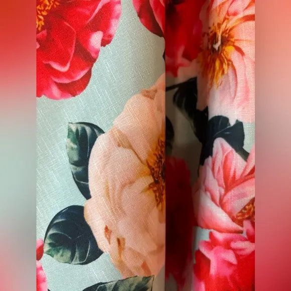 Extrasmall Floral Print Unique Vintage Skirt