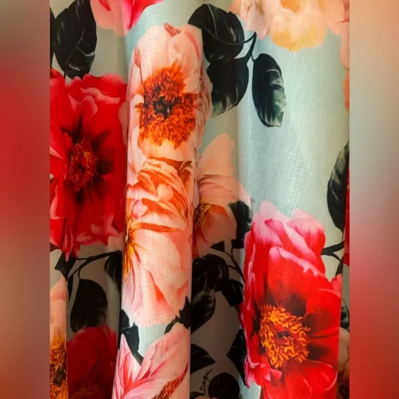 Extrasmall Floral Print Unique Vintage Skirt
