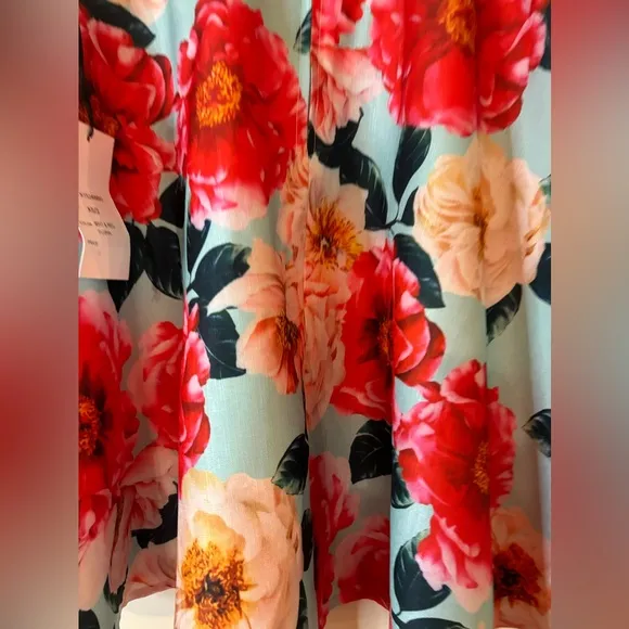 Extrasmall Floral Print Unique Vintage Skirt
