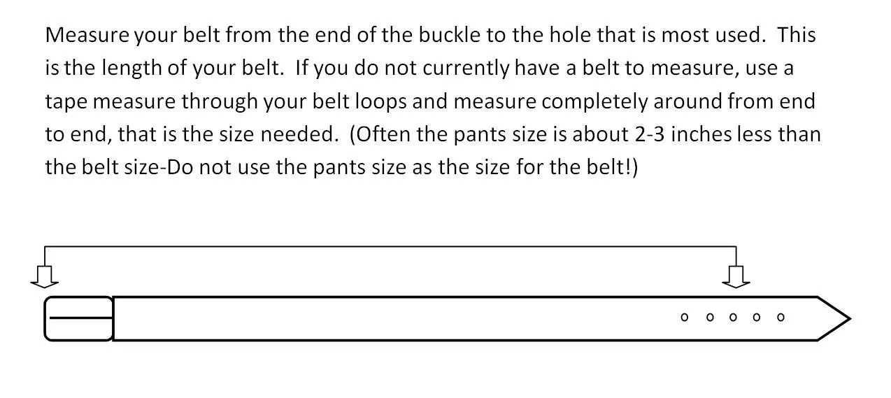 Fire Dept. Leather Belt