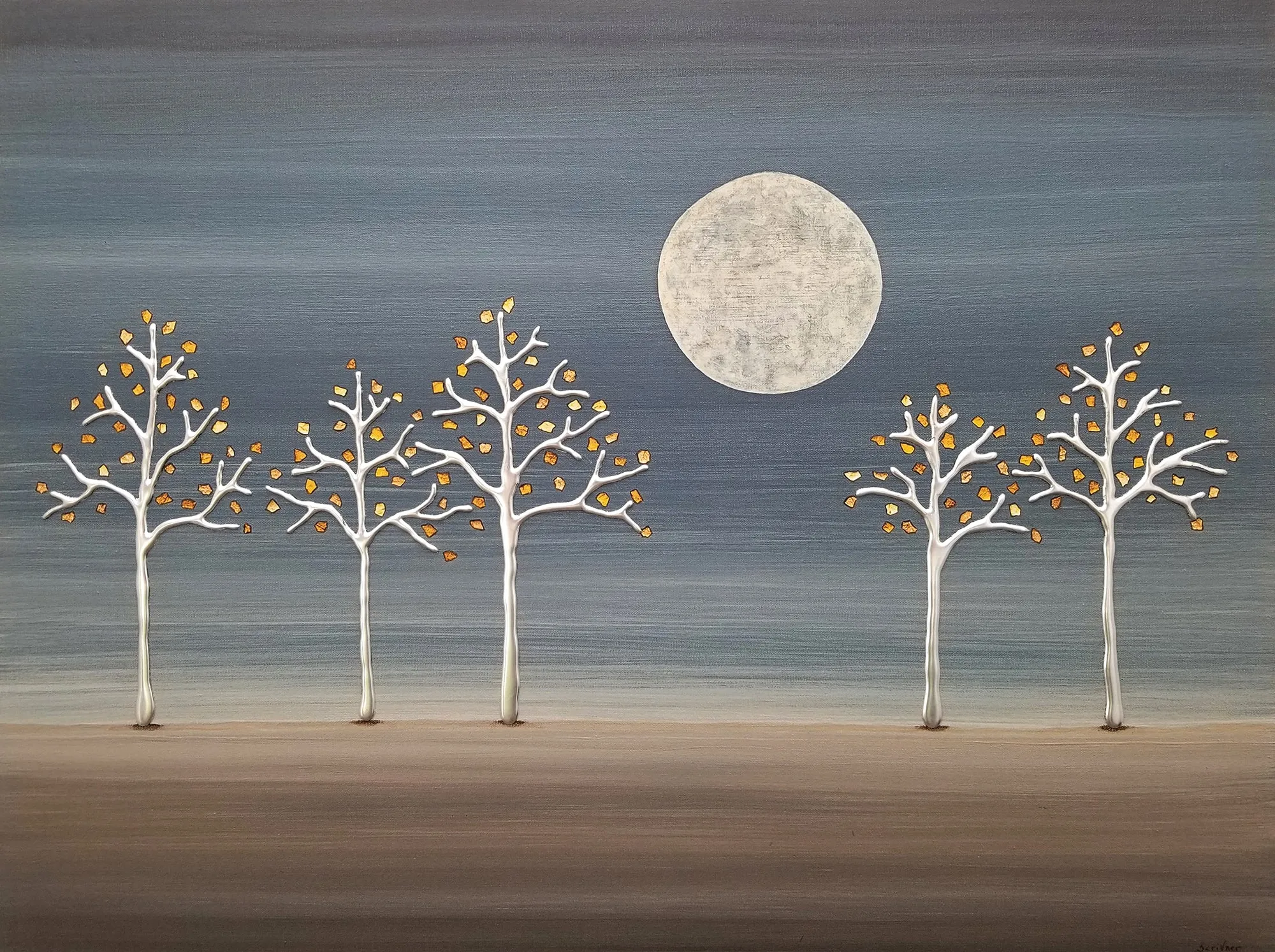 Five Trees (canvas wrap)