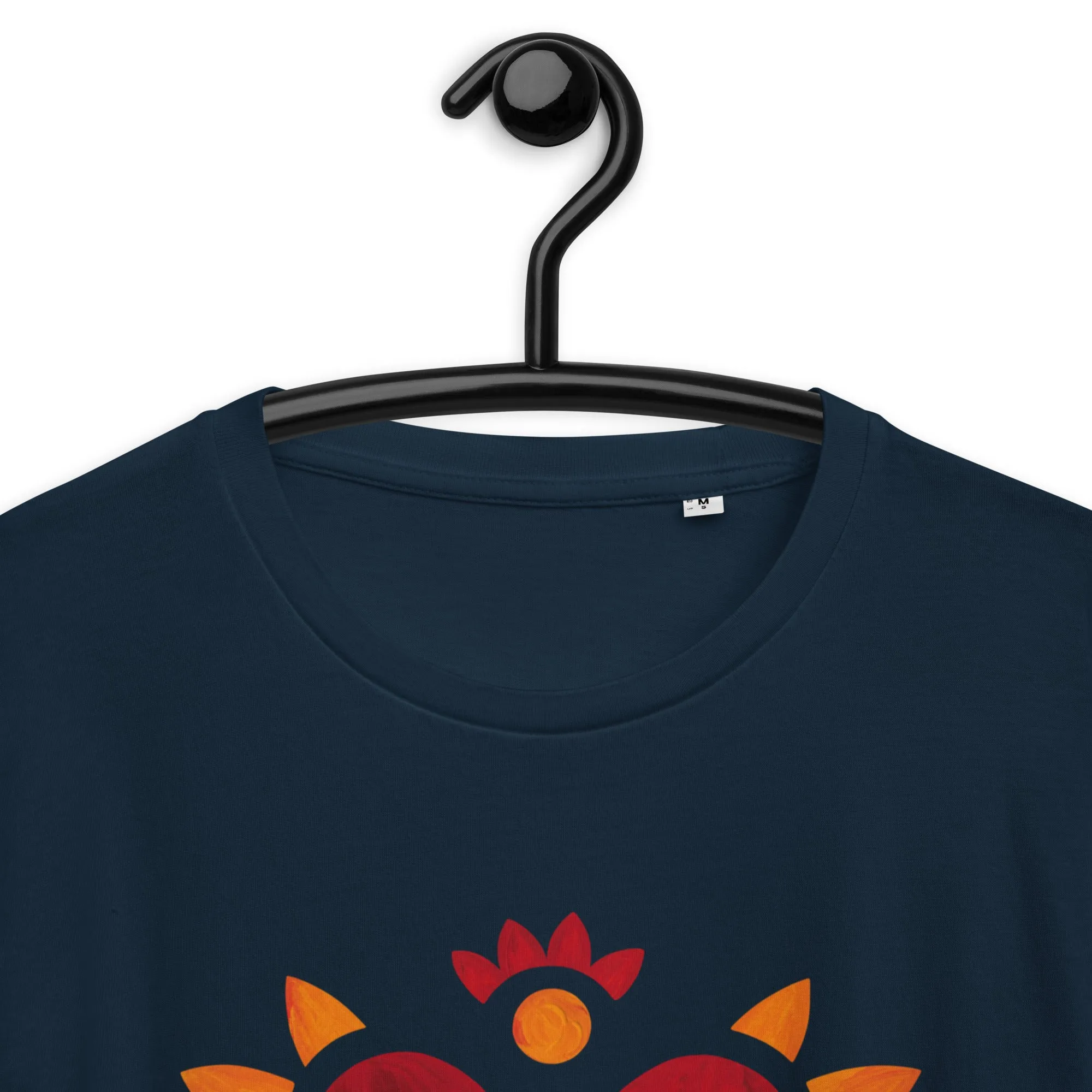 Flaming Heart - Unisex Organic Cotton T-Shirt