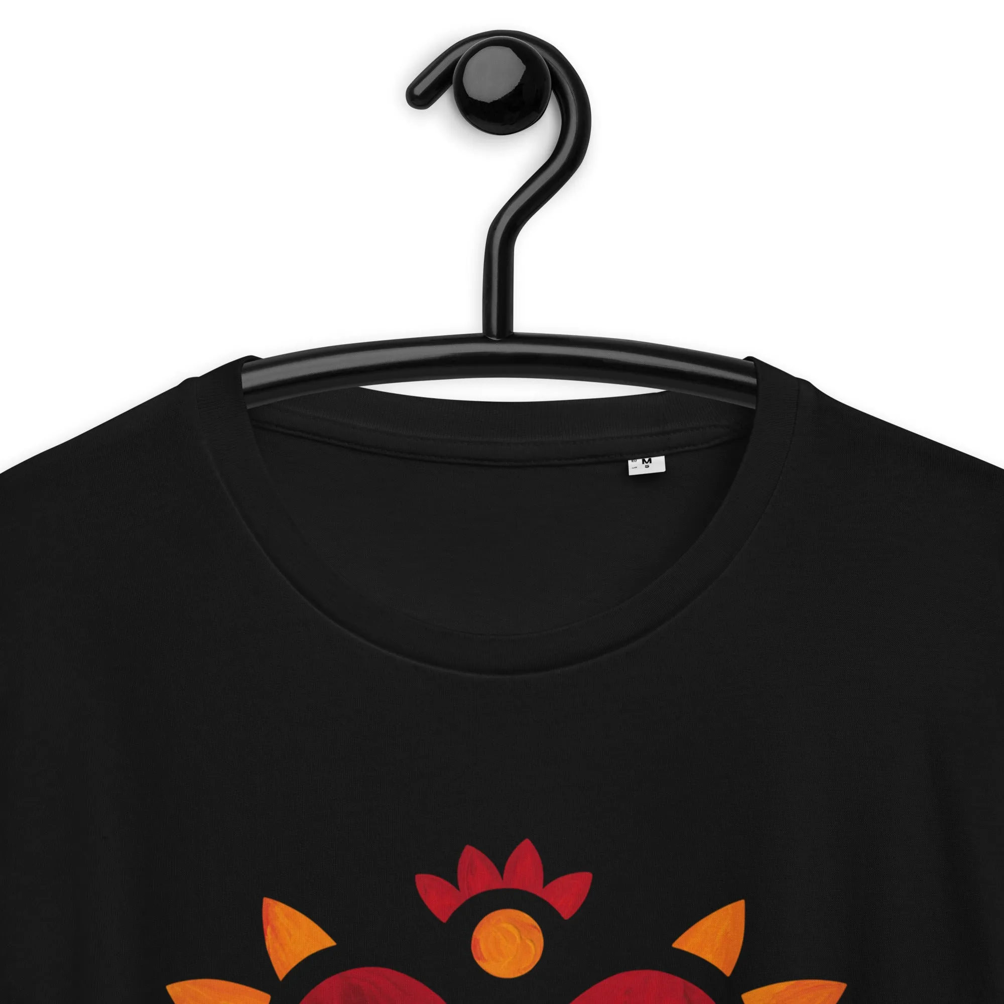 Flaming Heart - Unisex Organic Cotton T-Shirt