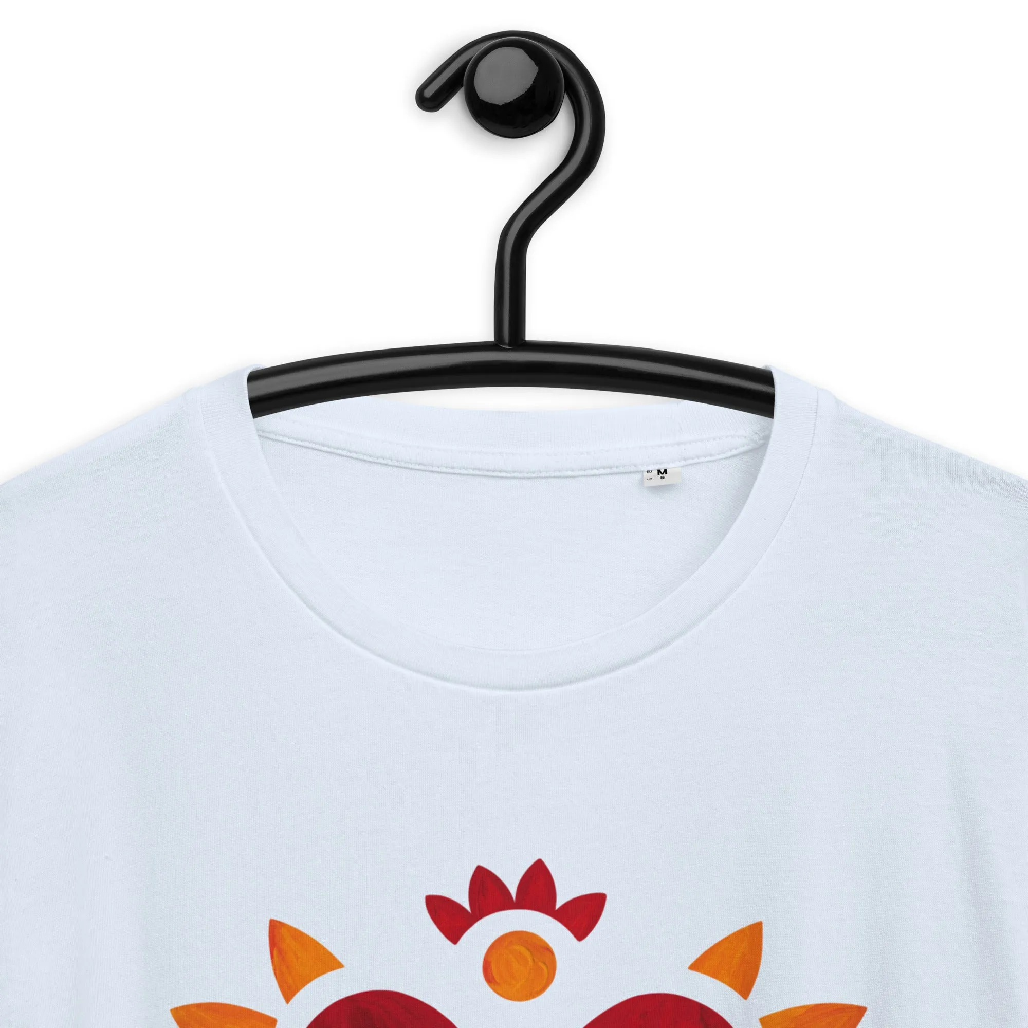 Flaming Heart - Unisex Organic Cotton T-Shirt
