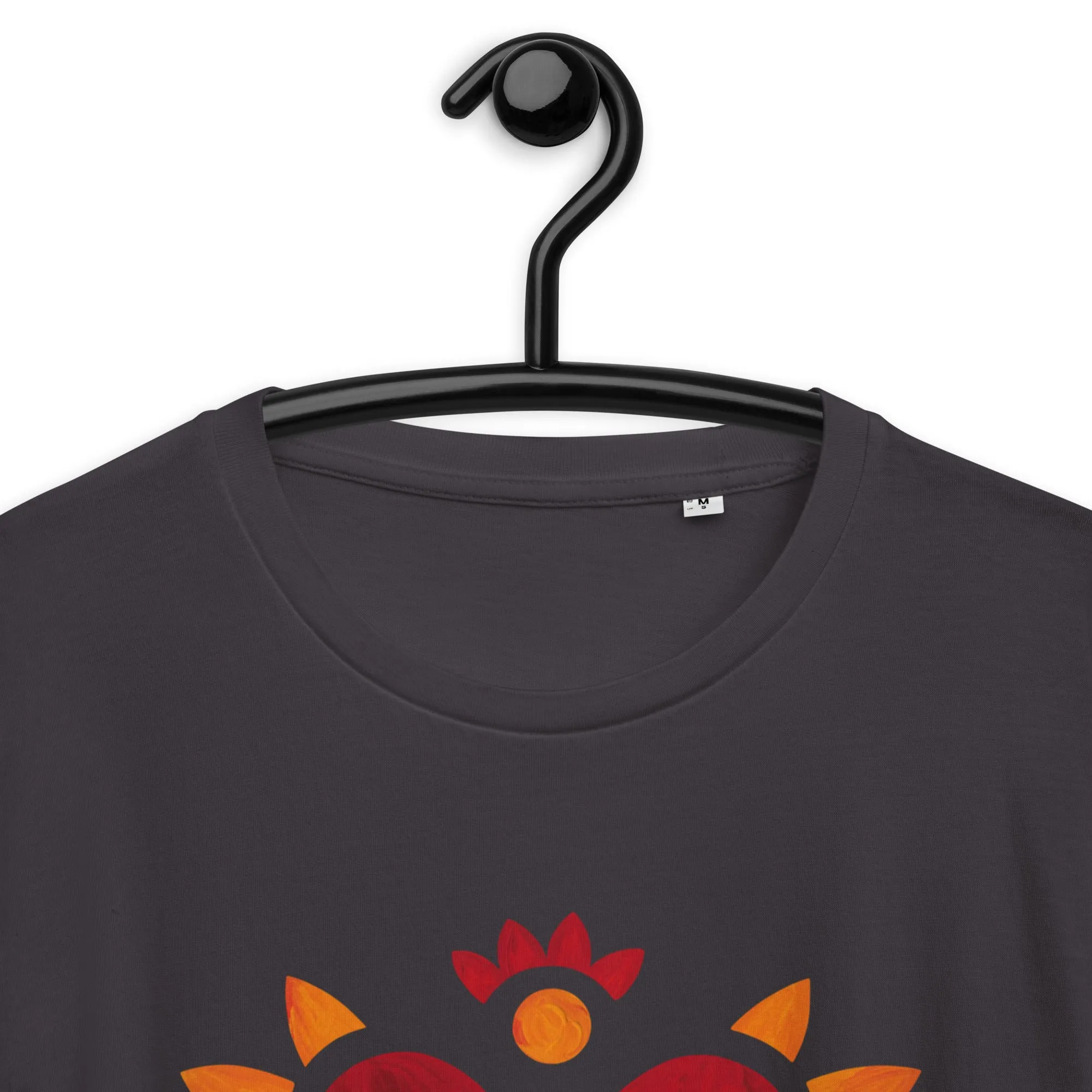 Flaming Heart - Unisex Organic Cotton T-Shirt