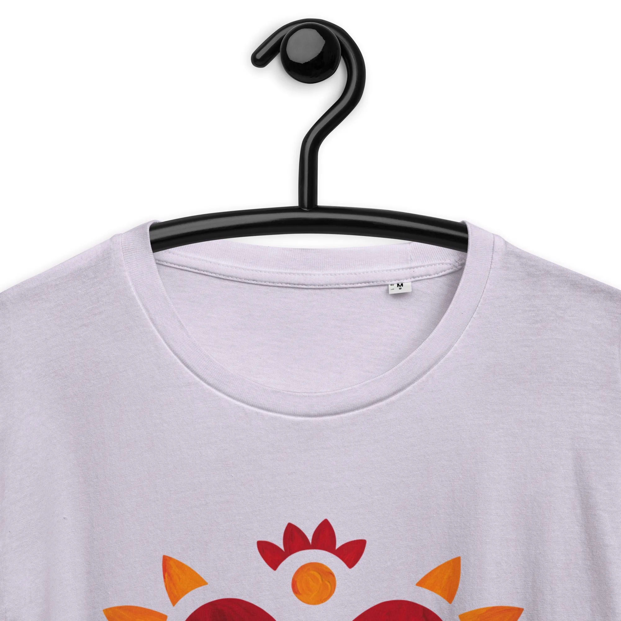 Flaming Heart - Unisex Organic Cotton T-Shirt