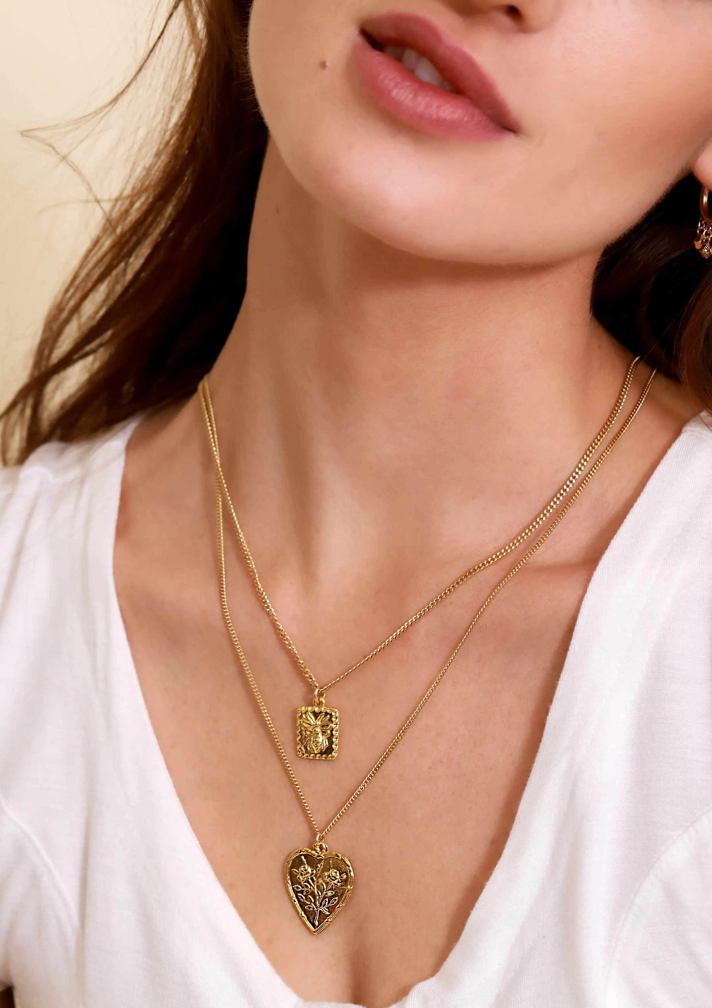 Floral Heart Necklace