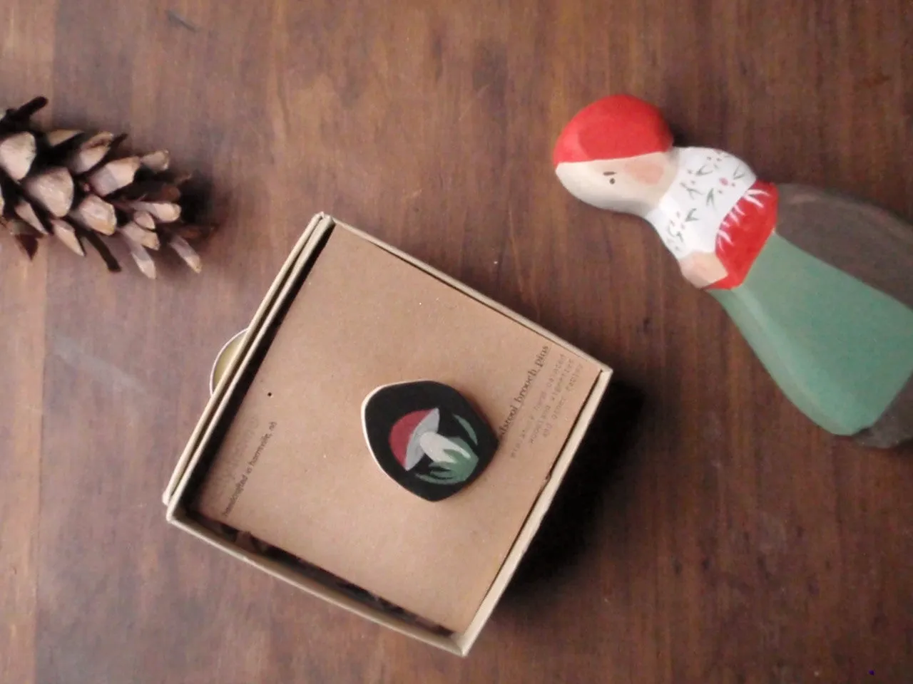 forest mama/  waldorf wooden figure