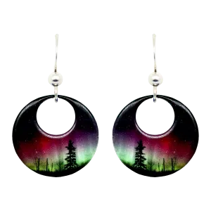 Forest of Lights Open Circle Earrings #2123