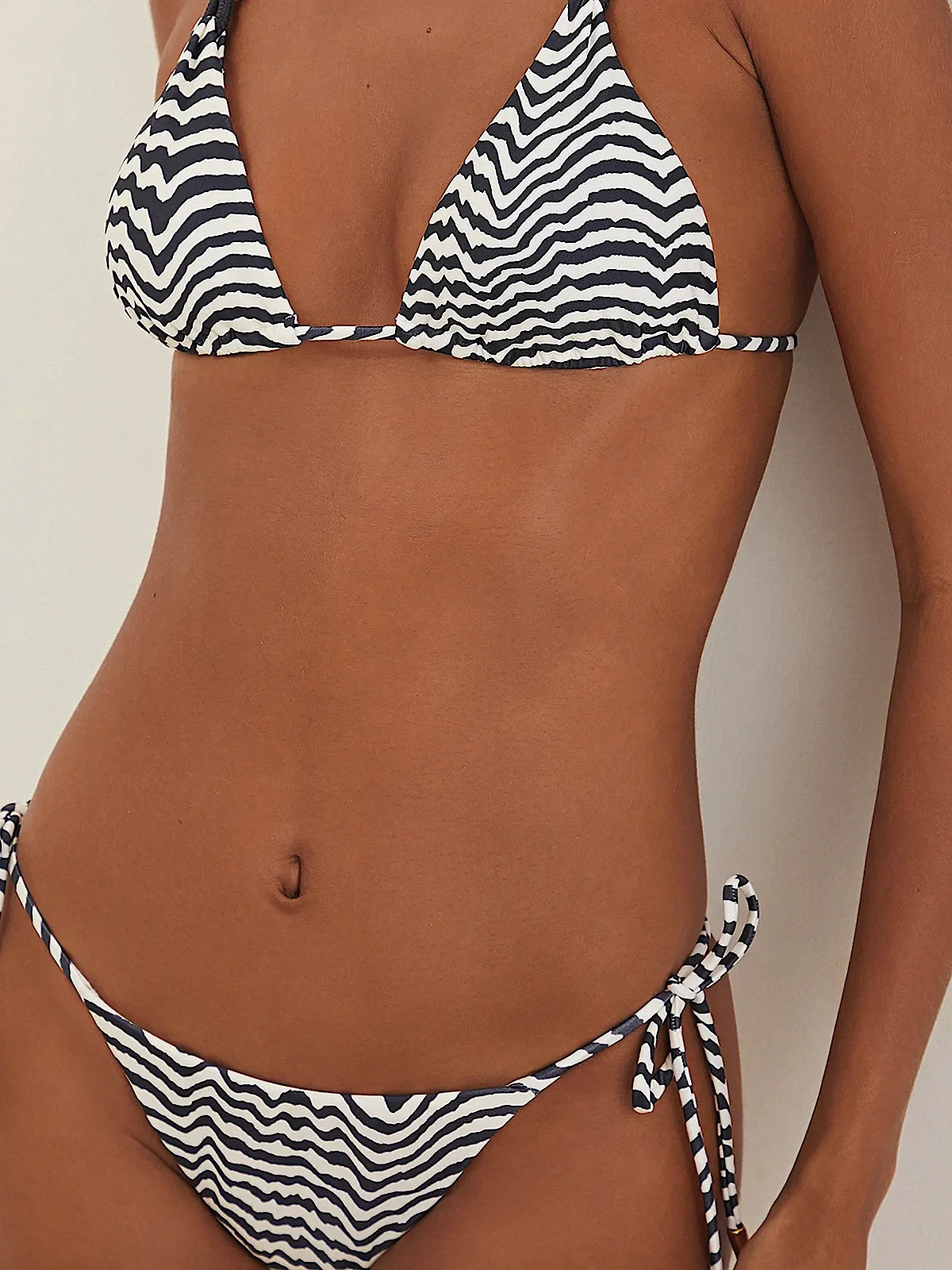 Gal Parallel Tri-Tie Side Bikini ::RET