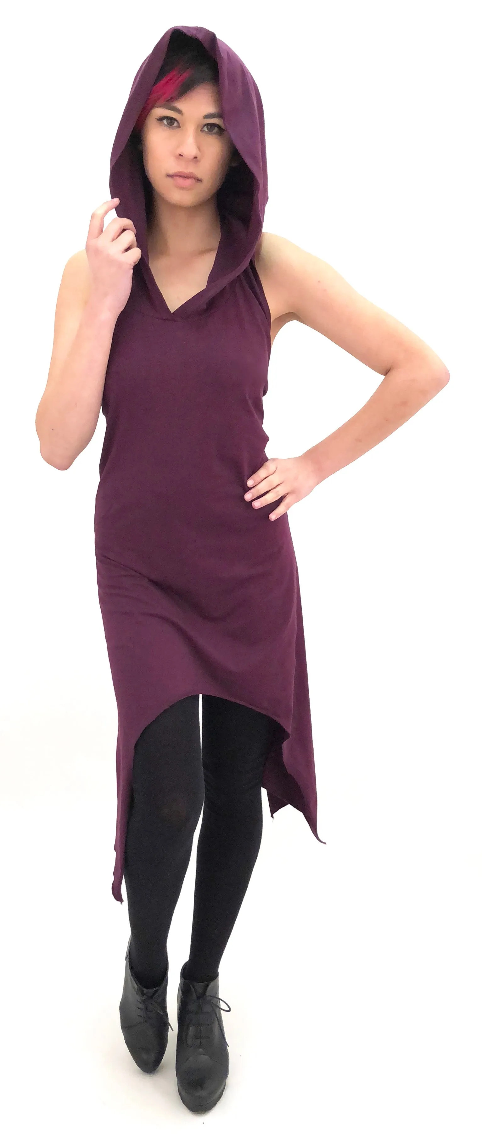 Geo Hood Dress