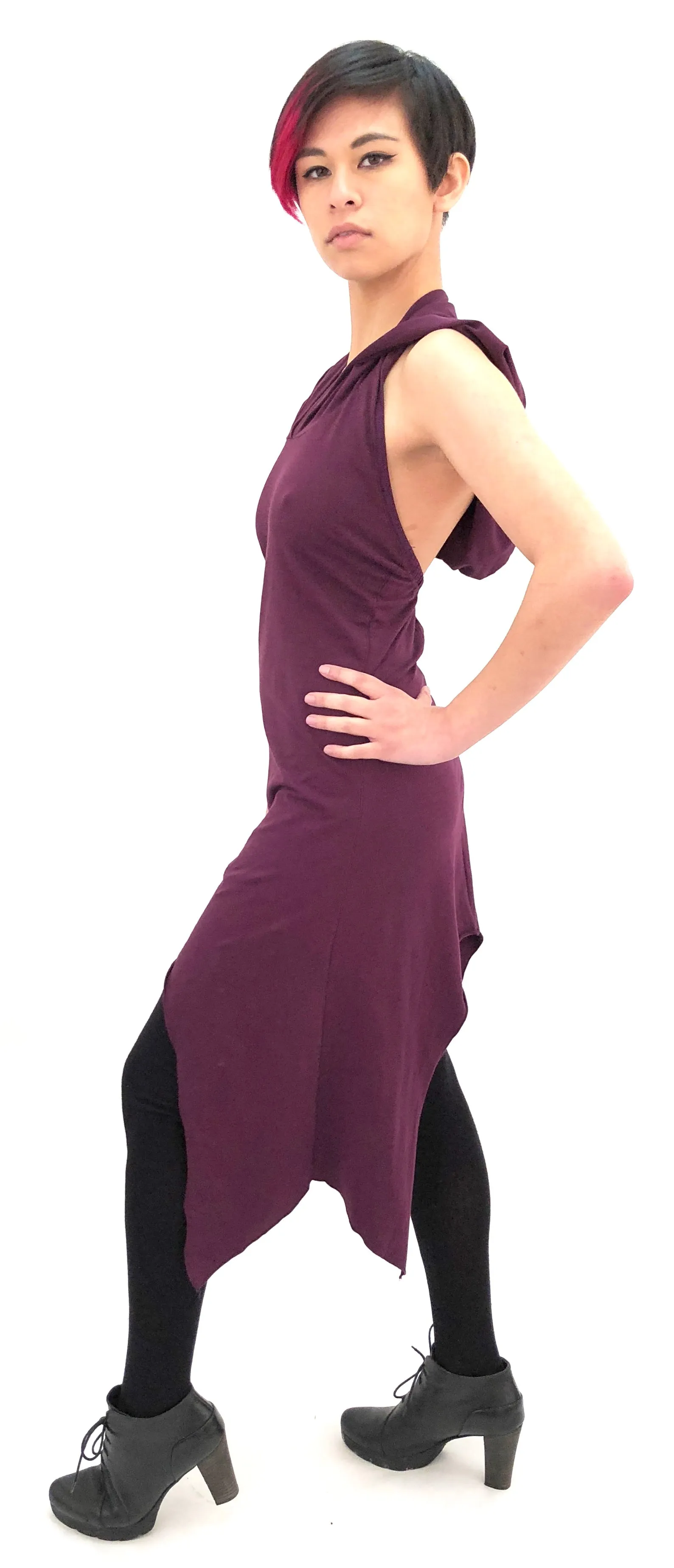 Geo Hood Dress