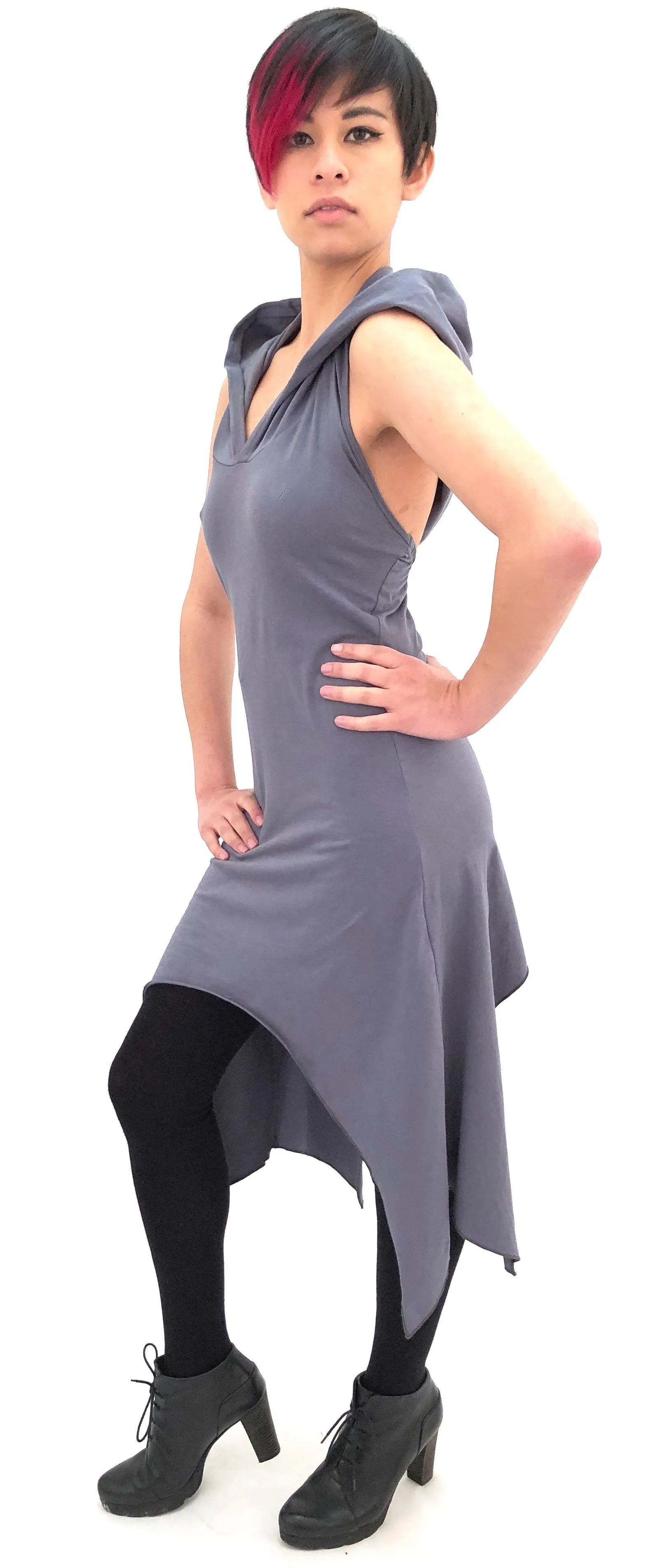 Geo Hood Dress