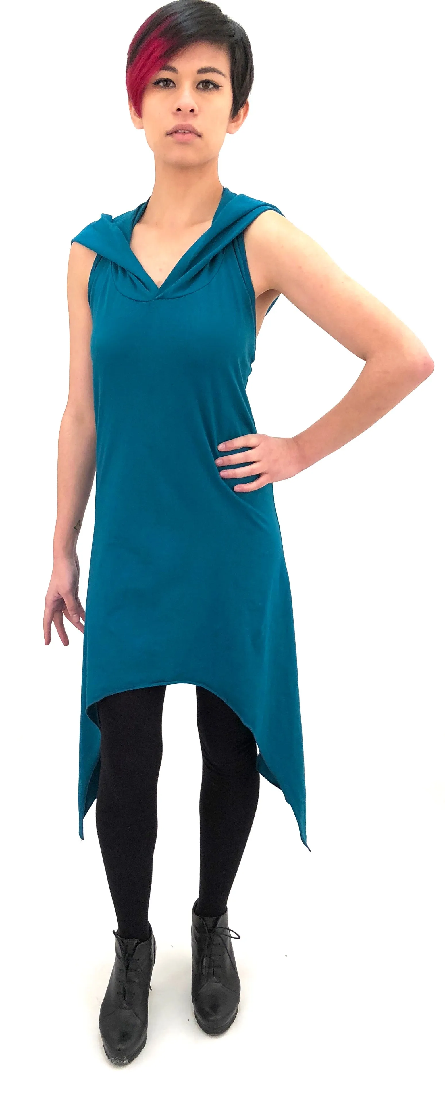 Geo Hood Dress