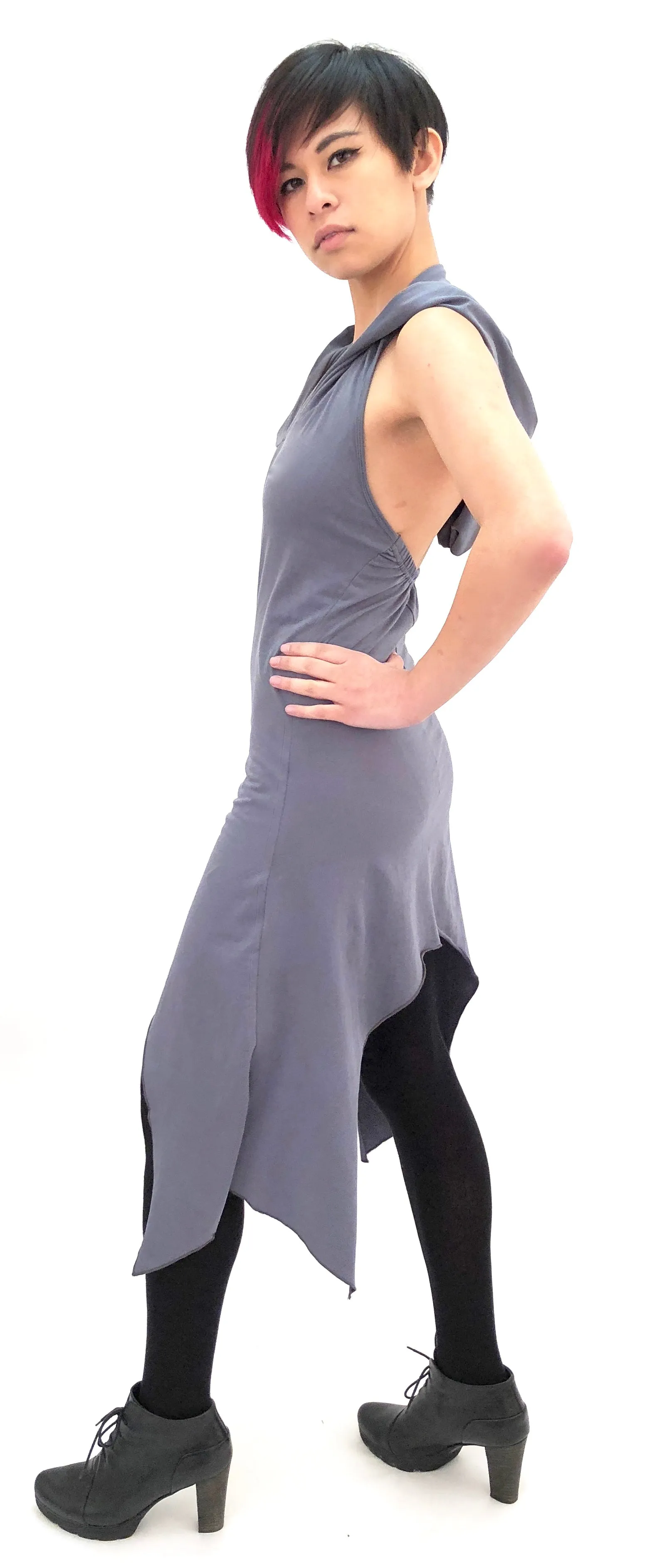 Geo Hood Dress