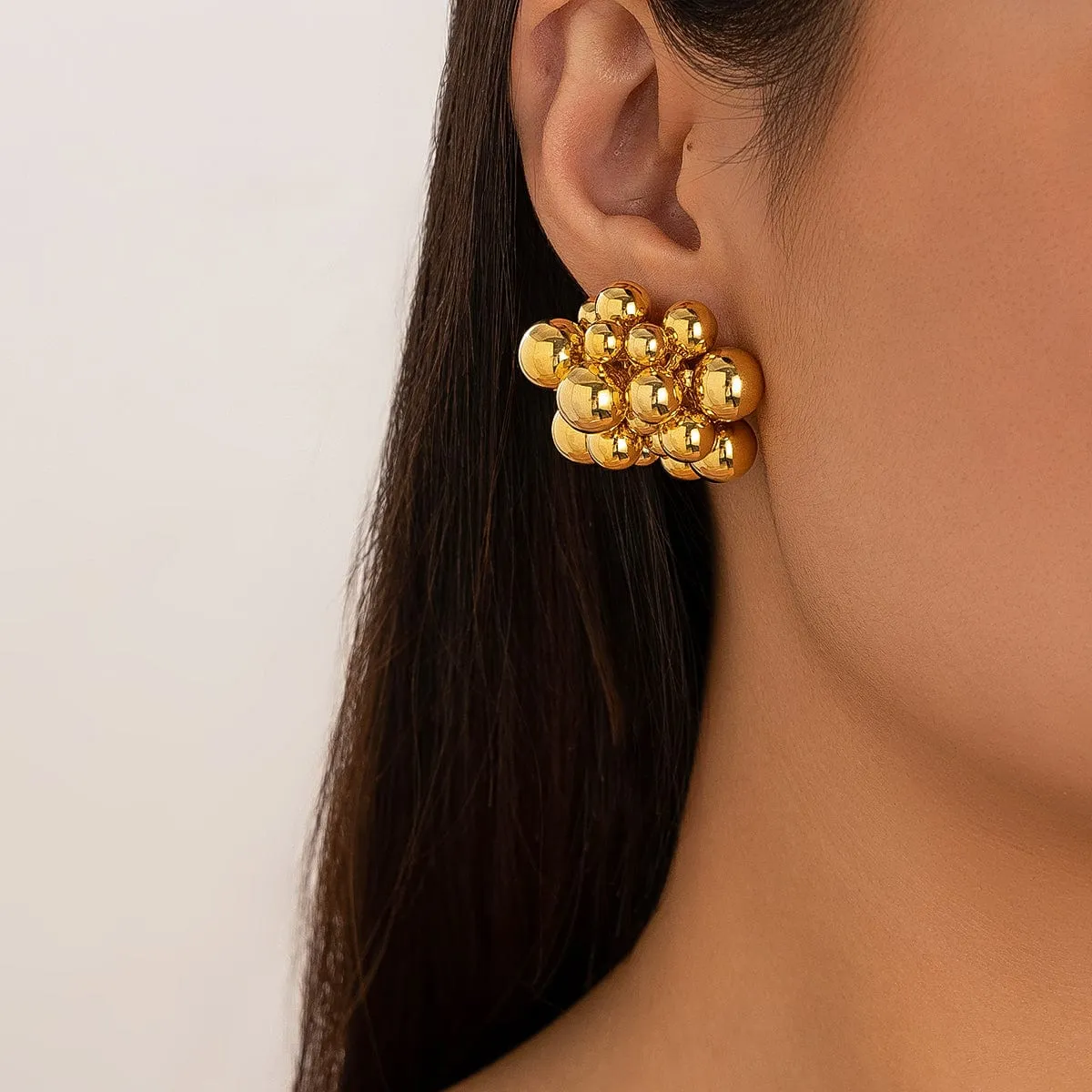 Geometric Abstract Explosion Earrings