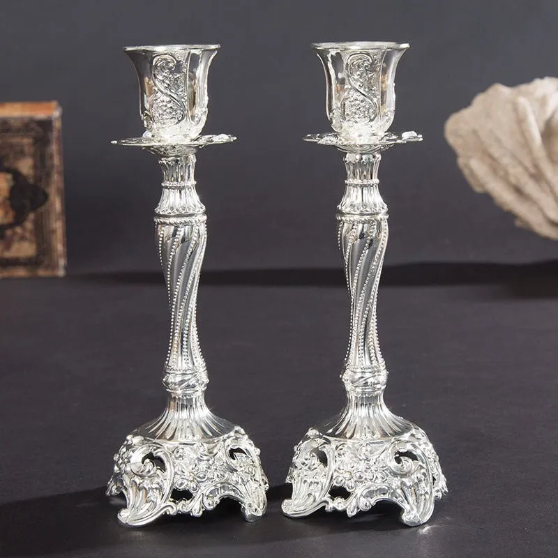 Geometric Decorations Candlestick – Razansy | Elegant Zinc Alloy Candle Holders