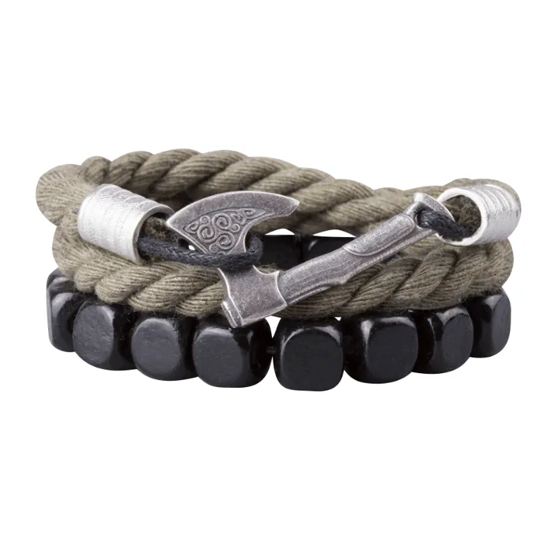 Gift Box Mjölnir Triquetra Amulet and Olrik Bracelet GB21