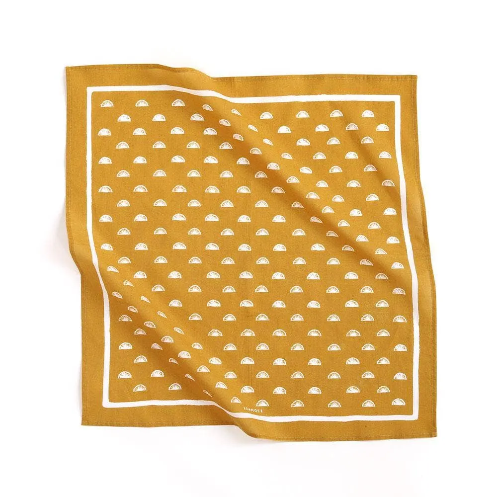 Gold Fan Bandana
