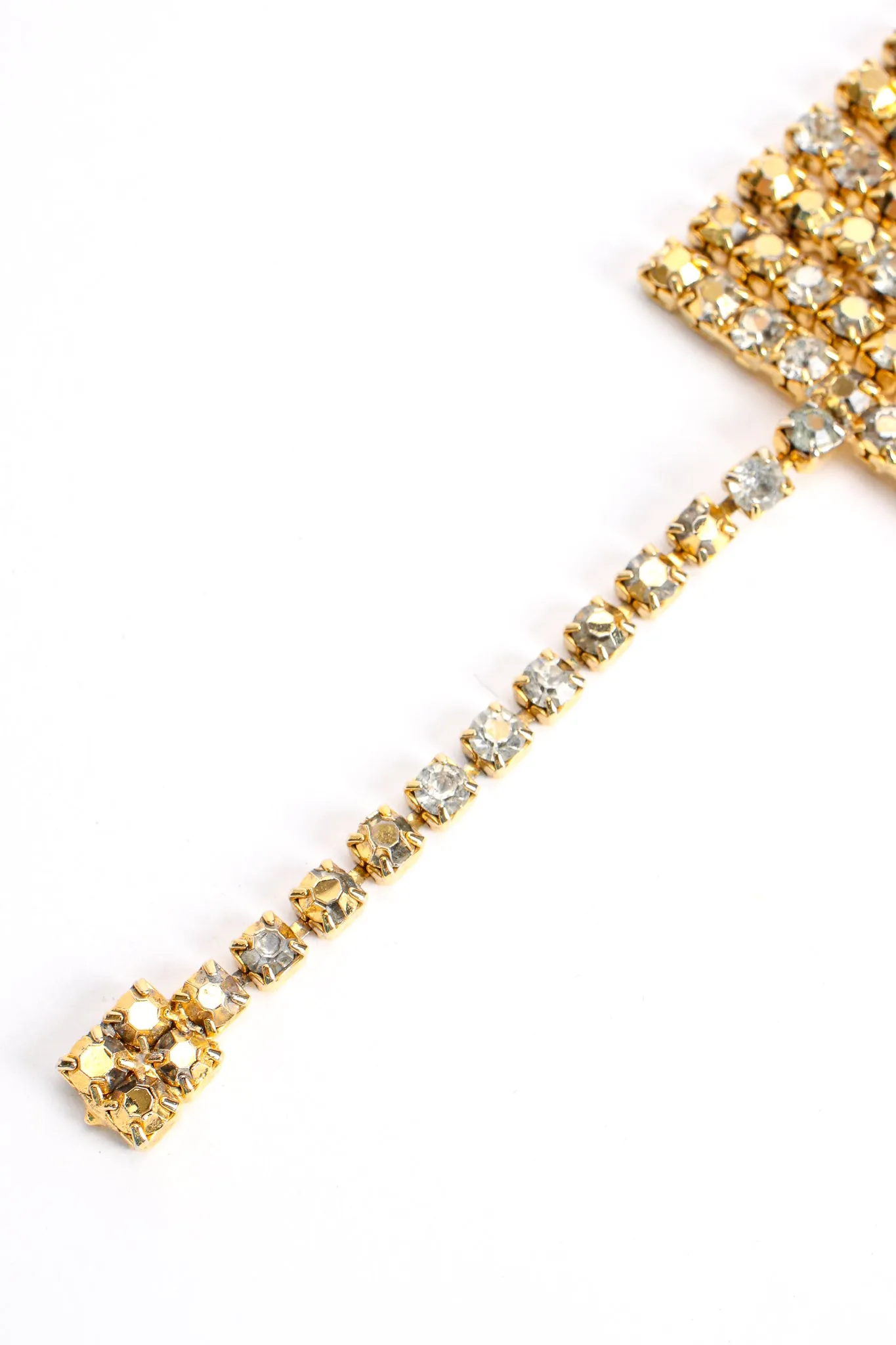 Gold Rhinestone Buckle Choker