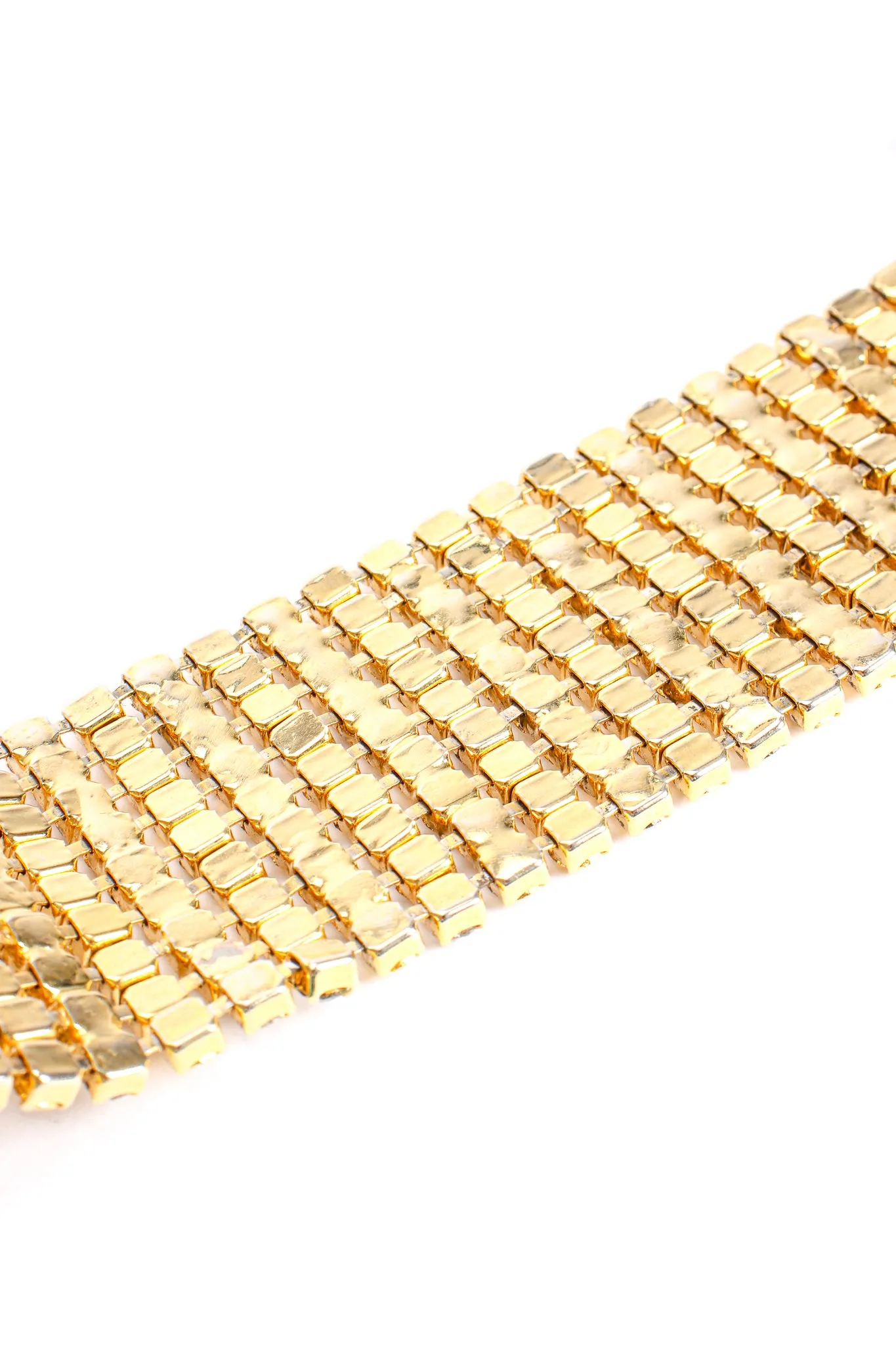 Gold Rhinestone Buckle Choker