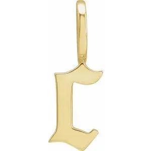 Gothic Letter Charm