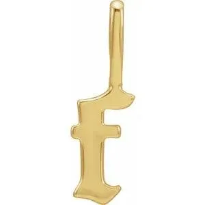 Gothic Letter Charm