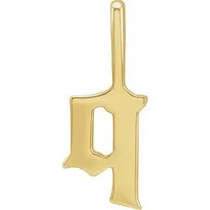 Gothic Letter Charm