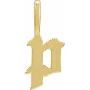 Gothic Letter Charm