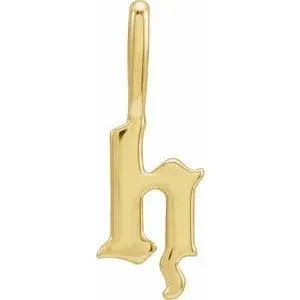 Gothic Letter Charm